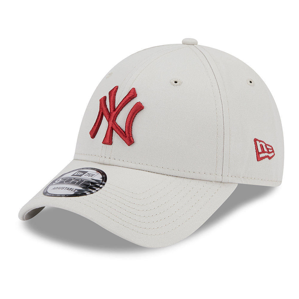 Gorra de béisbol 9FORTY MLB League Essential New York Yankees de New Era - Piedra-Cardenal