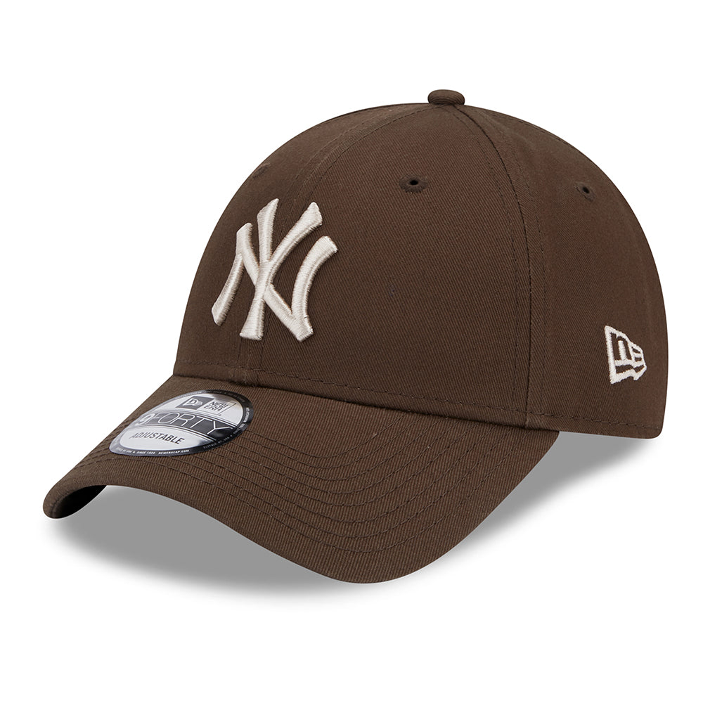 Gorra de béisbol 9FORTY MLB League Essential New York Yankees de New Era - Marrón-Piedra
