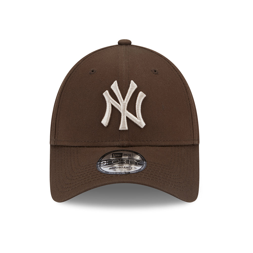 Gorra de béisbol 9FORTY MLB League Essential New York Yankees de New Era - Marrón-Piedra