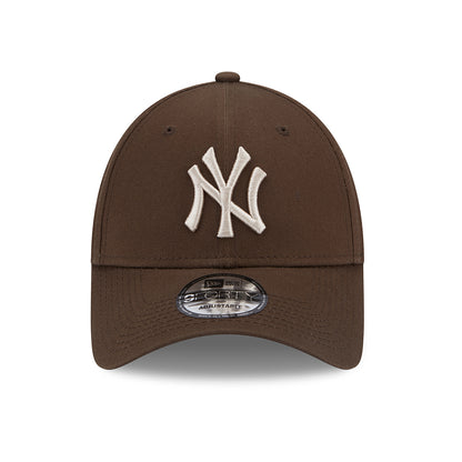 Gorra de béisbol 9FORTY MLB League Essential New York Yankees de New Era - Marrón-Piedra