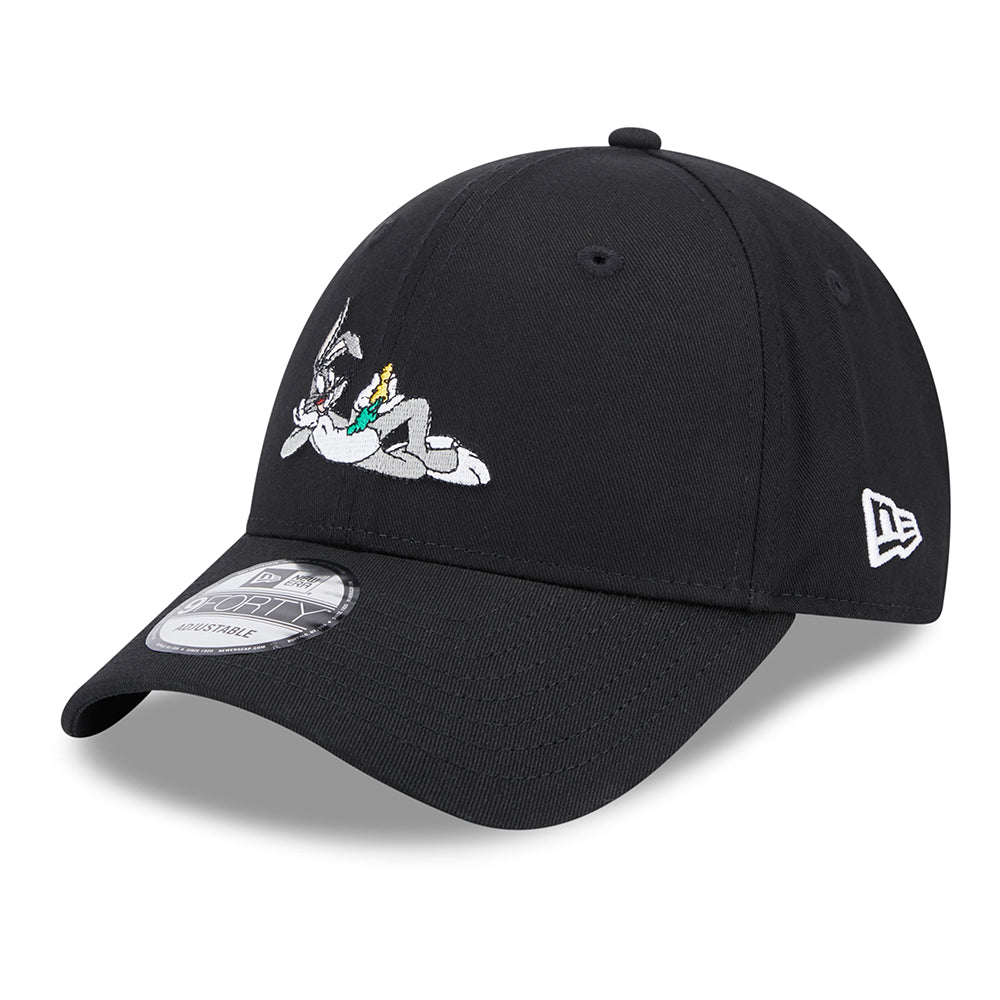 Gorra de béisbol 9FORTY Looney Tunes II Bugs Bunny de New Era - Negro