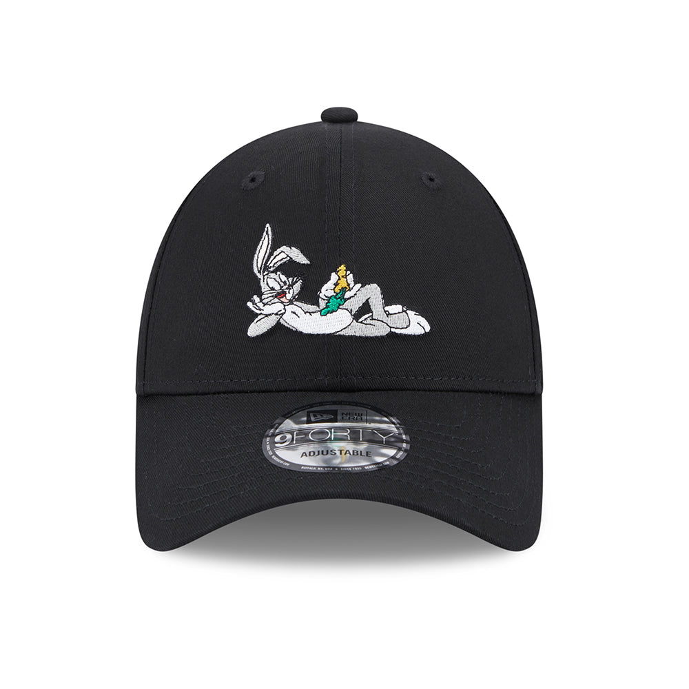 Gorra de béisbol 9FORTY Looney Tunes II Bugs Bunny de New Era - Negro