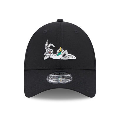 Gorra de béisbol 9FORTY Looney Tunes II Bugs Bunny de New Era - Negro