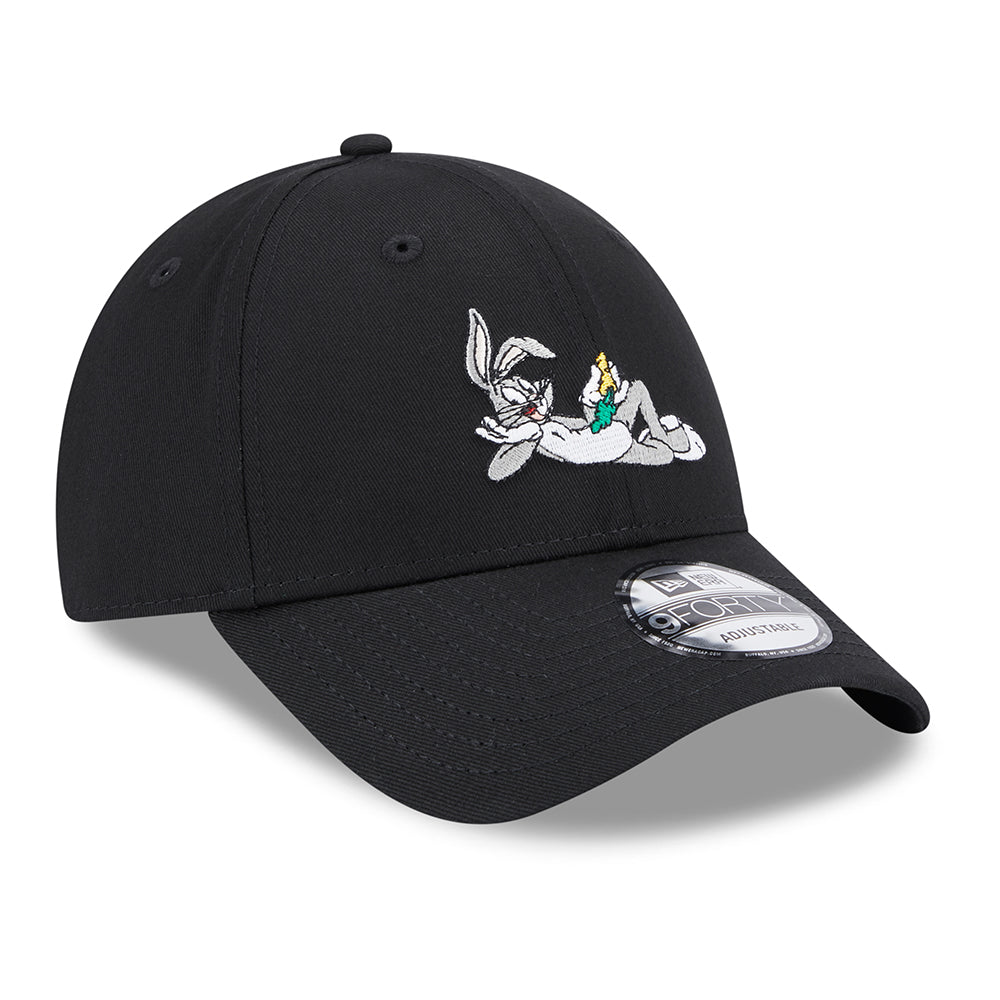 Gorra de béisbol 9FORTY Looney Tunes II Bugs Bunny de New Era - Negro