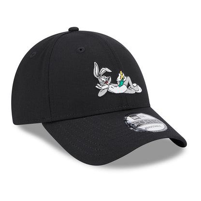 Gorra de béisbol 9FORTY Looney Tunes II Bugs Bunny de New Era - Negro