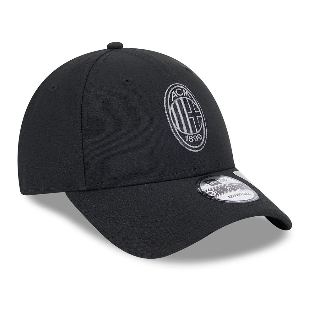 Gorra de béisbol 9FORTY Repreve AC Milan de New Era - Negro