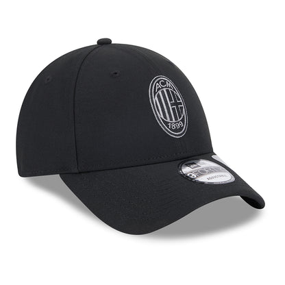 Gorra de béisbol 9FORTY Repreve AC Milan de New Era - Negro