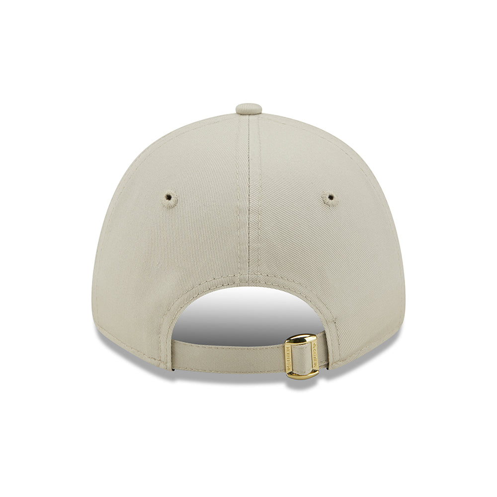 Gorra de béisbol 9FORTY MLB Metallic Logo New York Yankees de New Era - Gris Piedra-Dorado