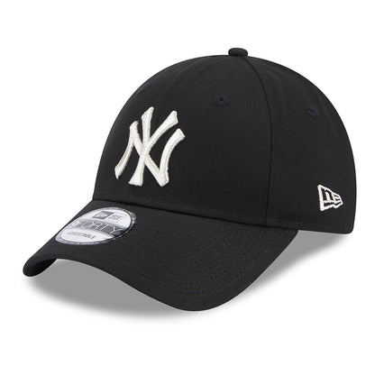 Gorra de béisbol 9FORTY MLB Metallic Logo New York Yankees de New Era - Negro-Plateado