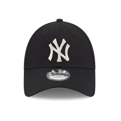 Gorra de béisbol 9FORTY MLB Metallic Logo New York Yankees de New Era - Negro-Plateado