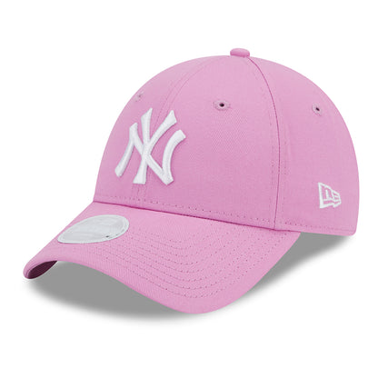 Gorra de béisbol 9FORTY MLB League Essential New York Yankees de New Era - Rosa-Blanco