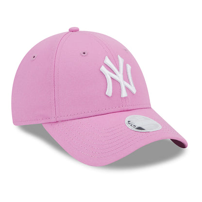 Gorra de béisbol 9FORTY MLB League Essential New York Yankees de New Era - Rosa-Blanco