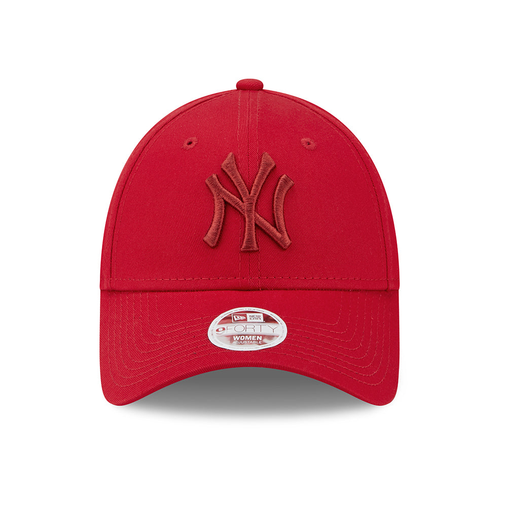 Gorra de béisbol 9FORTY MLB League Essential New York Yankees de New Era - Escarlata-Rojo