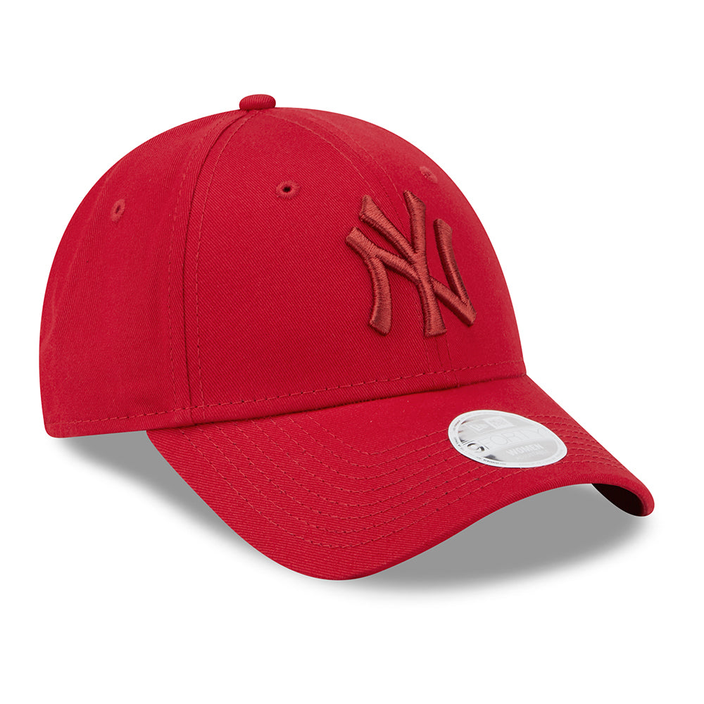 Gorra de béisbol 9FORTY MLB League Essential New York Yankees de New Era - Escarlata-Rojo