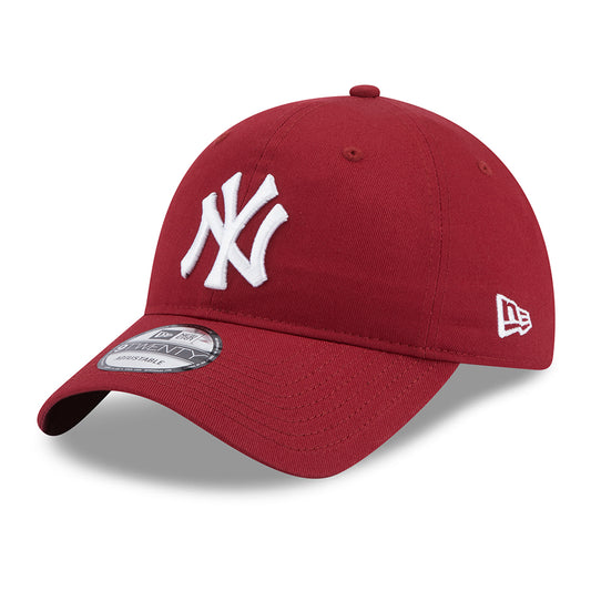 Gorra de béisbol 9TWENTY MLB League Casual de los New York Yankees de New Era - Cardenal-Blanco