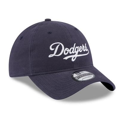 Gorra de béisbol 9TWENTY MLB Team Script L.A. Dodgers de New Era - Azul Marino-Blanco