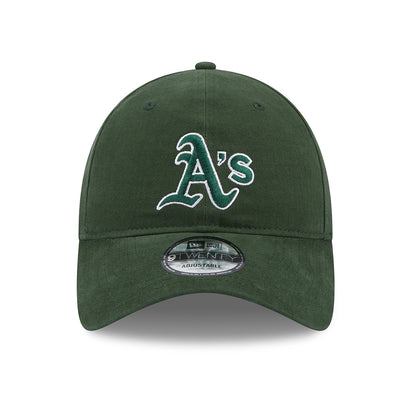Gorra de béisbol 9TWENTY MLB Team Script Oakland Athletics de New Era - Verde Oscuro