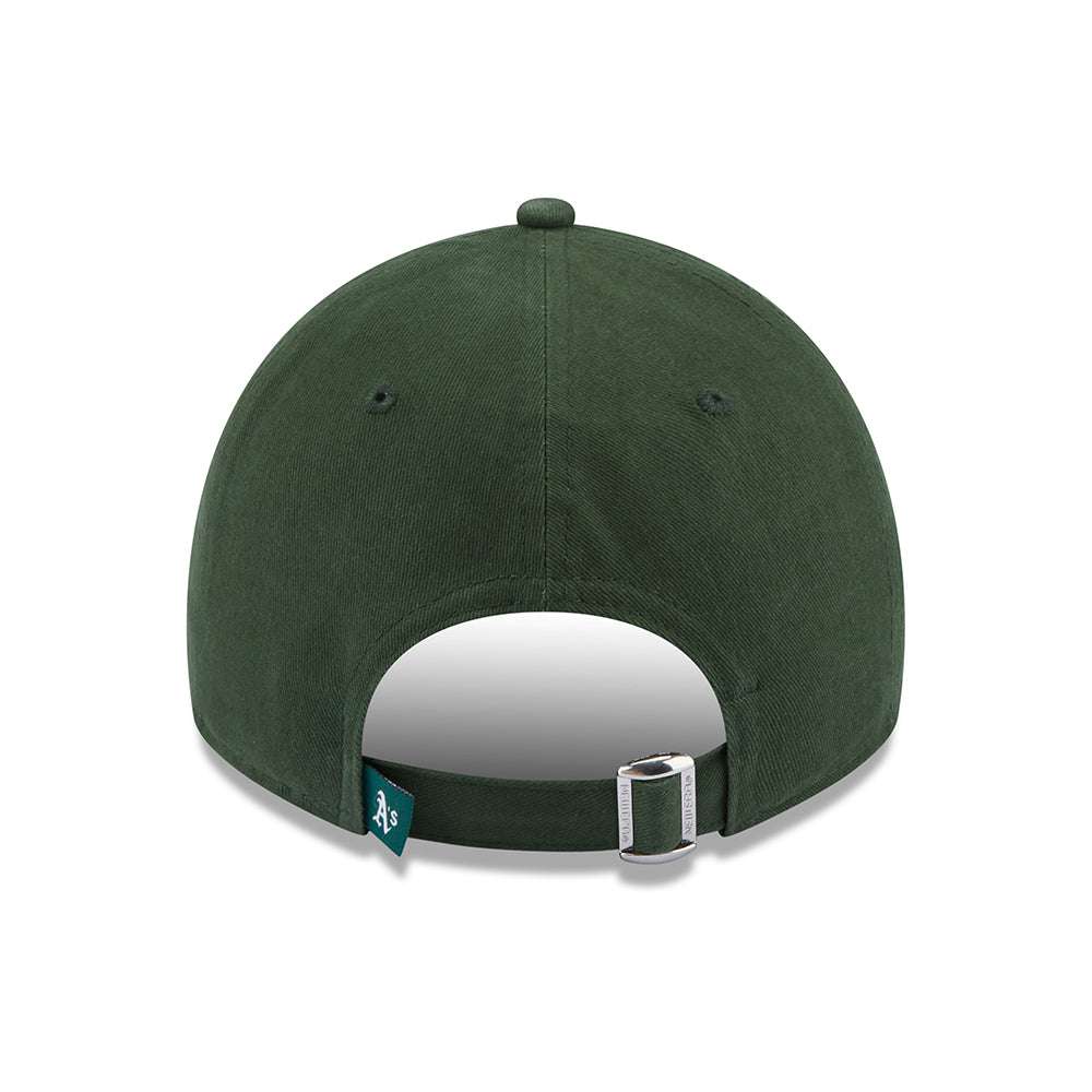 Gorra de béisbol 9TWENTY MLB Team Script Oakland Athletics de New Era - Verde Oscuro