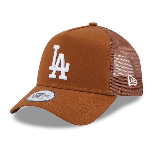 Gorra Trucker A-Frame MLB League Essential L.A. Dodgers de New Era - Tofe-Blanco