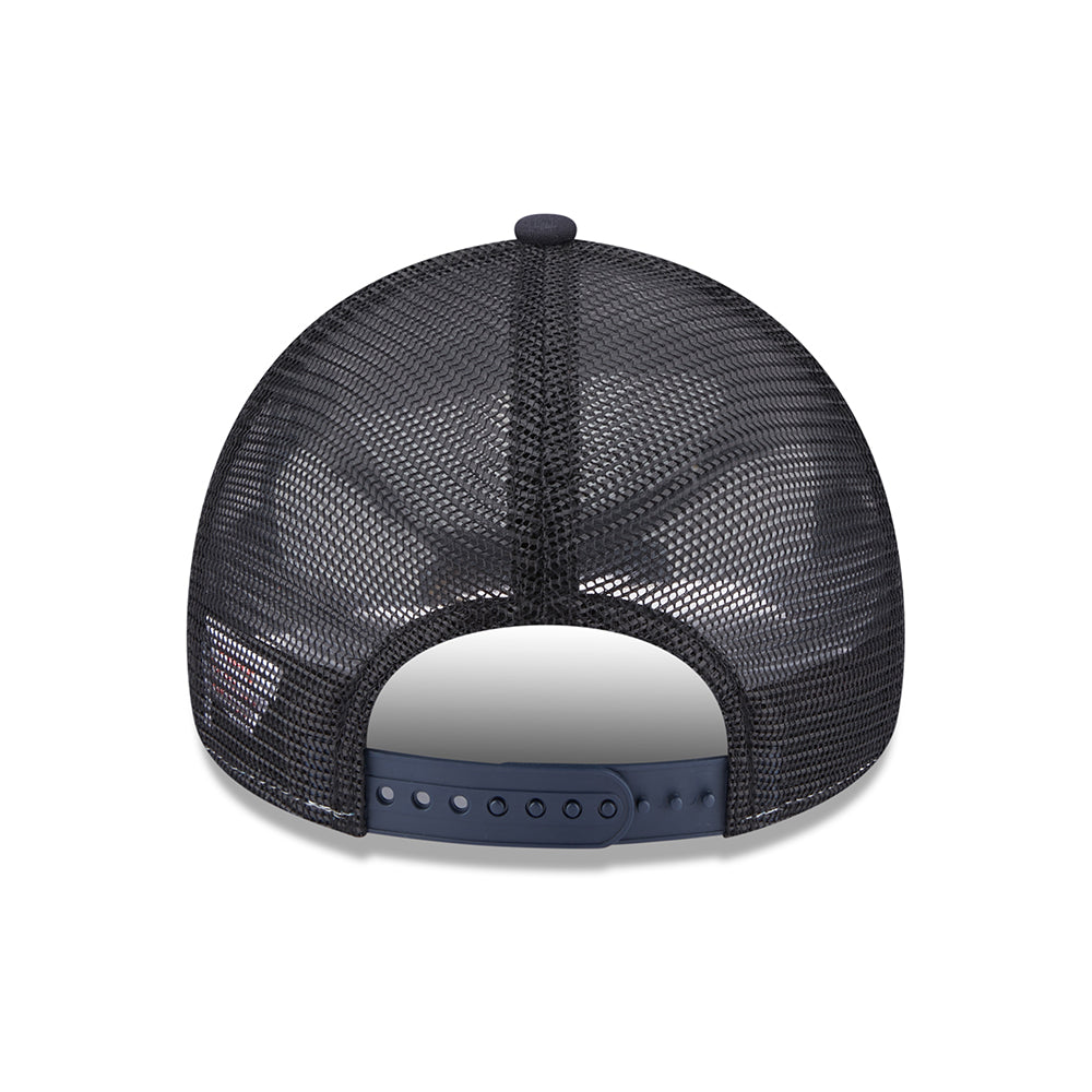 Gorra Trucker A-Frame License Plate Los Angeles de New Era - Azul Marino