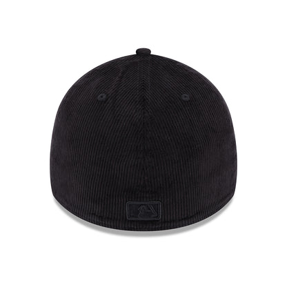 Gorra de béisbol 39THIRTY MLB Cord New York Yankees de New Era - Negro sobre Negro
