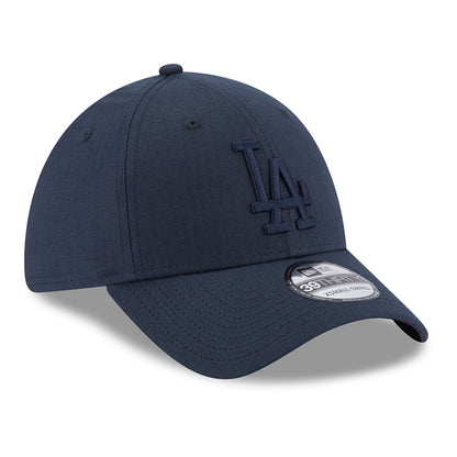 Gorra de béisbol 39THIRTY MLB Ripstop L.A. Dodgers de New Era - Azul Marino sobre Azul Marino