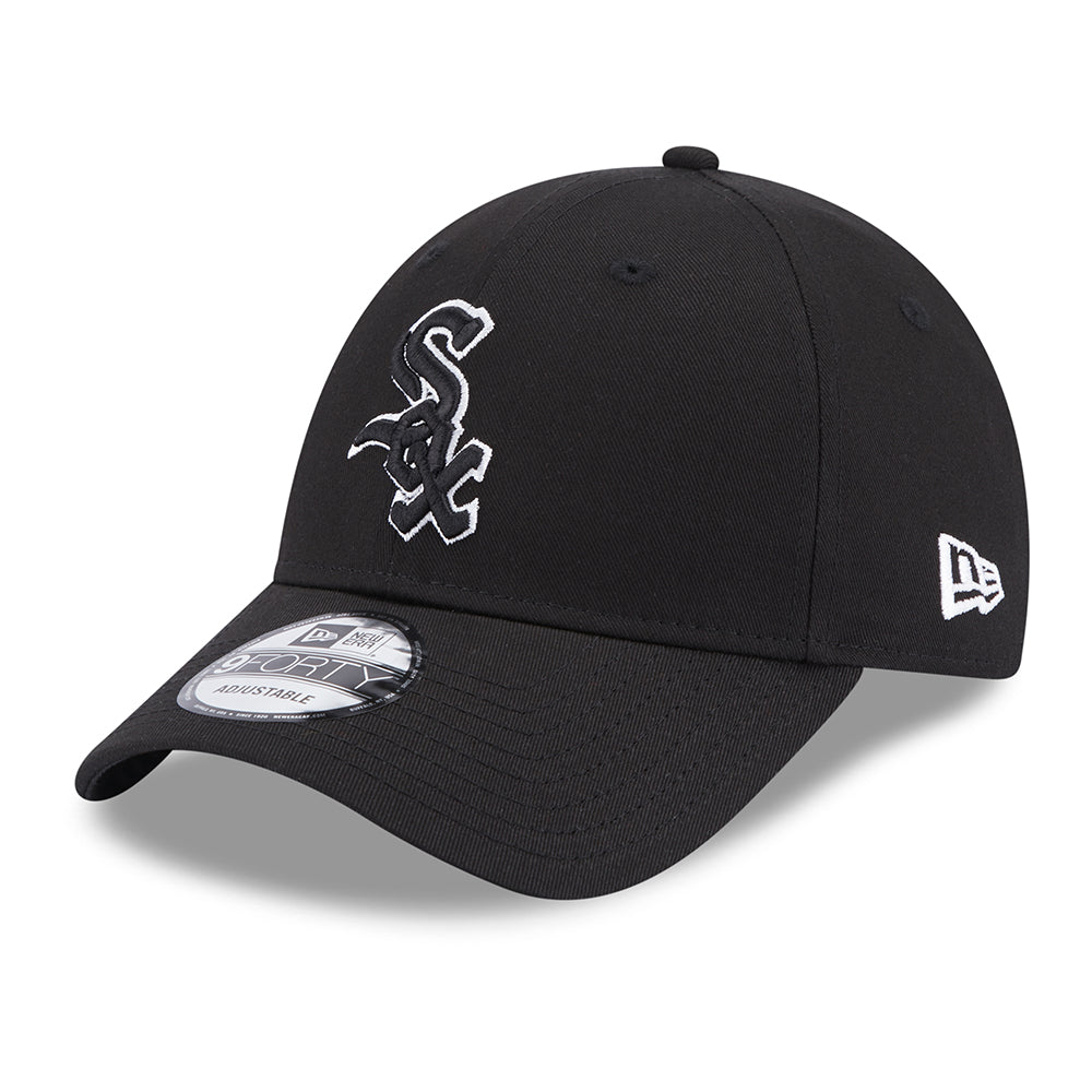 Gorra de béisbol 9FORTY MLB Team Outline Chicago White Sox de New Era - Negro-Blanco