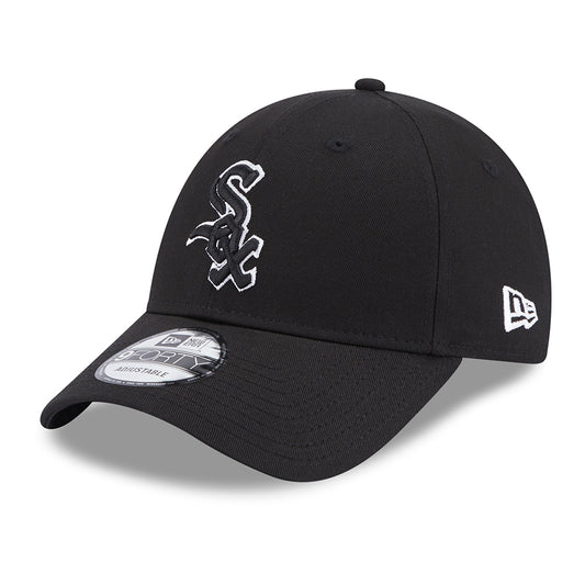 Gorra de béisbol 9FORTY MLB Team Outline Chicago White Sox de New Era - Negro-Blanco
