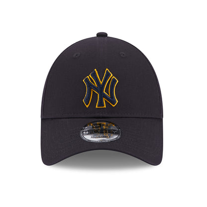 Gorra de béisbol 9FORTY MLB Team Outline New York Yankees de New Era - Azul Marino-Amarillo