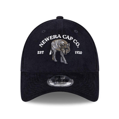 Gorra de béisbol 9FORTY NE Cord Lobo de New Era - Azul Marino
