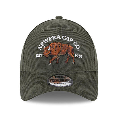 Gorra de béisbol 9FORTY NE Cord Buffalo de New Era - Verde Oliva