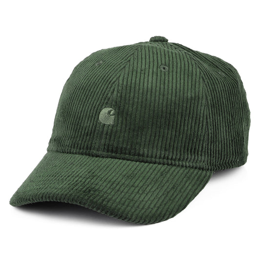 Gorra de béisbol Harlem de pana de Carhartt WIP - Verde Oliva