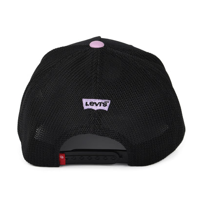 Gorra Trucker Earth Day Graphic Flexfit con etiqueta lisa de Levi's - Negro