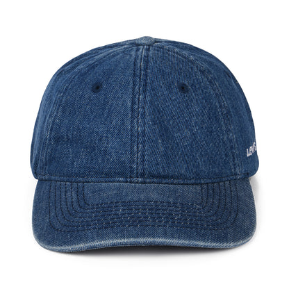 Gorra de béisbol unisex Essential de tejido vaquero con etiqueta lisa de Levi's - Azul