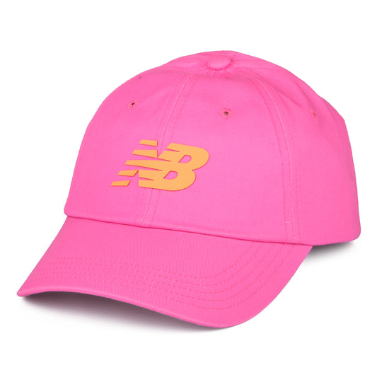 Gorra Snapback visera curvada de New Balance - Rosa