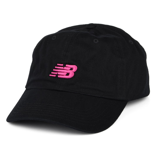 Gorra de béisbol Classic NB visera curvada de New Balance - Negro-Rosa