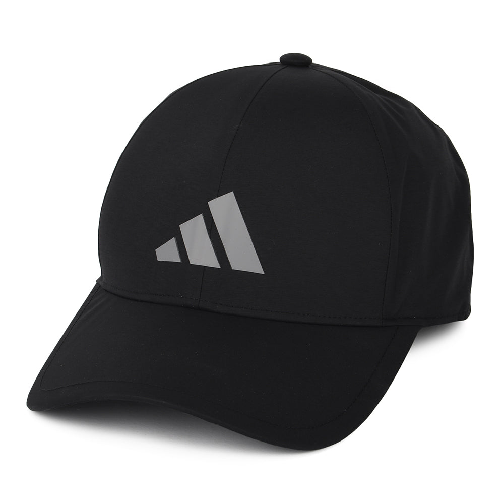 Gorra Stormy resistente al agua con broche ajustable reciclado de Adidas - Negro