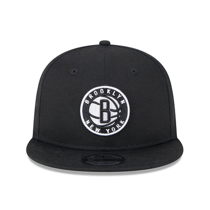 Gorra ajustable 9FIFTY NBA Metallic Arch Brooklyn Nets de New Era - Negro