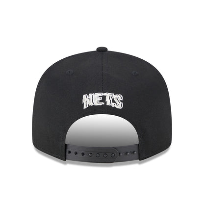 Gorra ajustable 9FIFTY NBA Metallic Arch Brooklyn Nets de New Era - Negro