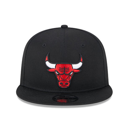 Gorra ajustable 9FIFTY NBA Metallic Chicago Bulls de New Era - Negro