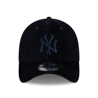Gorra de béisbol 39THIRTY Cordón ancho de la MLB New York Yankees de New Era - Azul Marino sobre Azul Marino