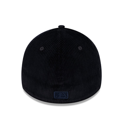 Gorra de béisbol 39THIRTY Cordón ancho de la MLB New York Yankees de New Era - Azul Marino sobre Azul Marino