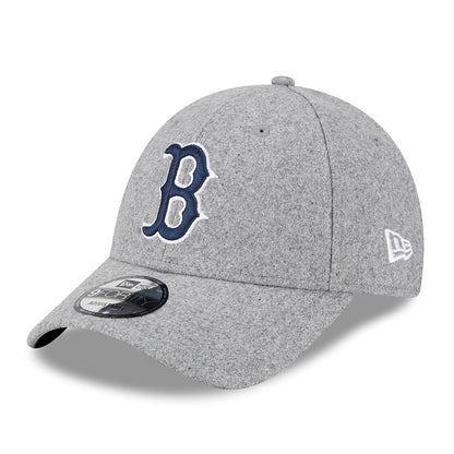 Gorra de béisbol 9FORTY MLB Melton Wool Essential Boston Red Sox de New Era - Gris-Azul Marino