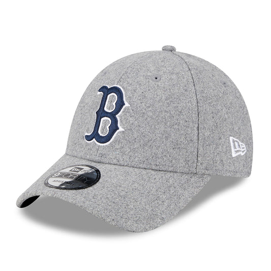 Gorra de béisbol 9FORTY MLB Melton Wool Essential Boston Red Sox de New Era - Gris-Azul Marino