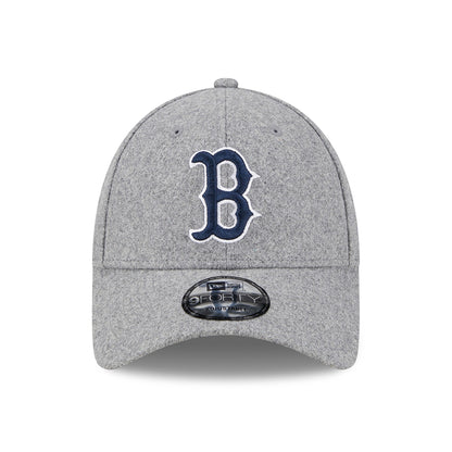 Gorra de béisbol 9FORTY MLB Melton Wool Essential Boston Red Sox de New Era - Gris-Azul Marino