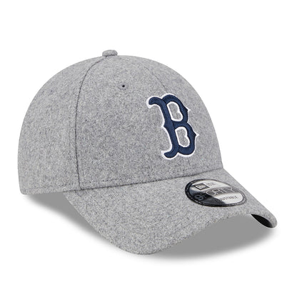 Gorra de béisbol 9FORTY MLB Melton Wool Essential Boston Red Sox de New Era - Gris-Azul Marino