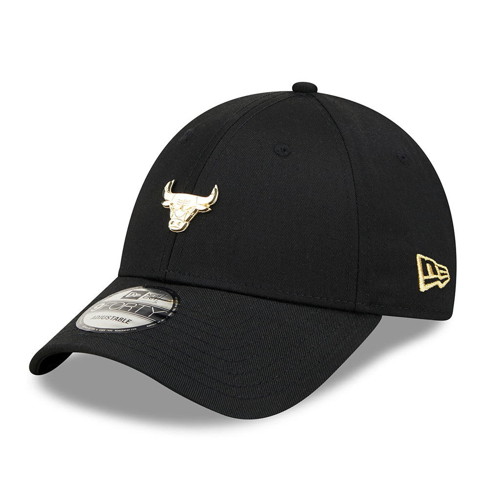Gorra de béisbol 9FORTY NBA Pin Chicago Bulls de New Era - Negro