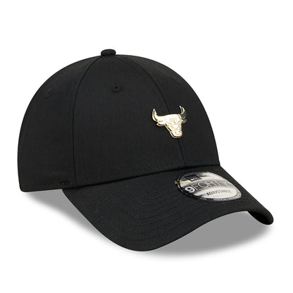 Gorra de béisbol 9FORTY NBA Pin Chicago Bulls de New Era - Negro