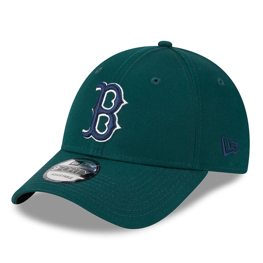 Gorra de béisbol 9FORTY MLB League Essential Boston Red Sox de New Era - Verde Oscuro-Azur Marino