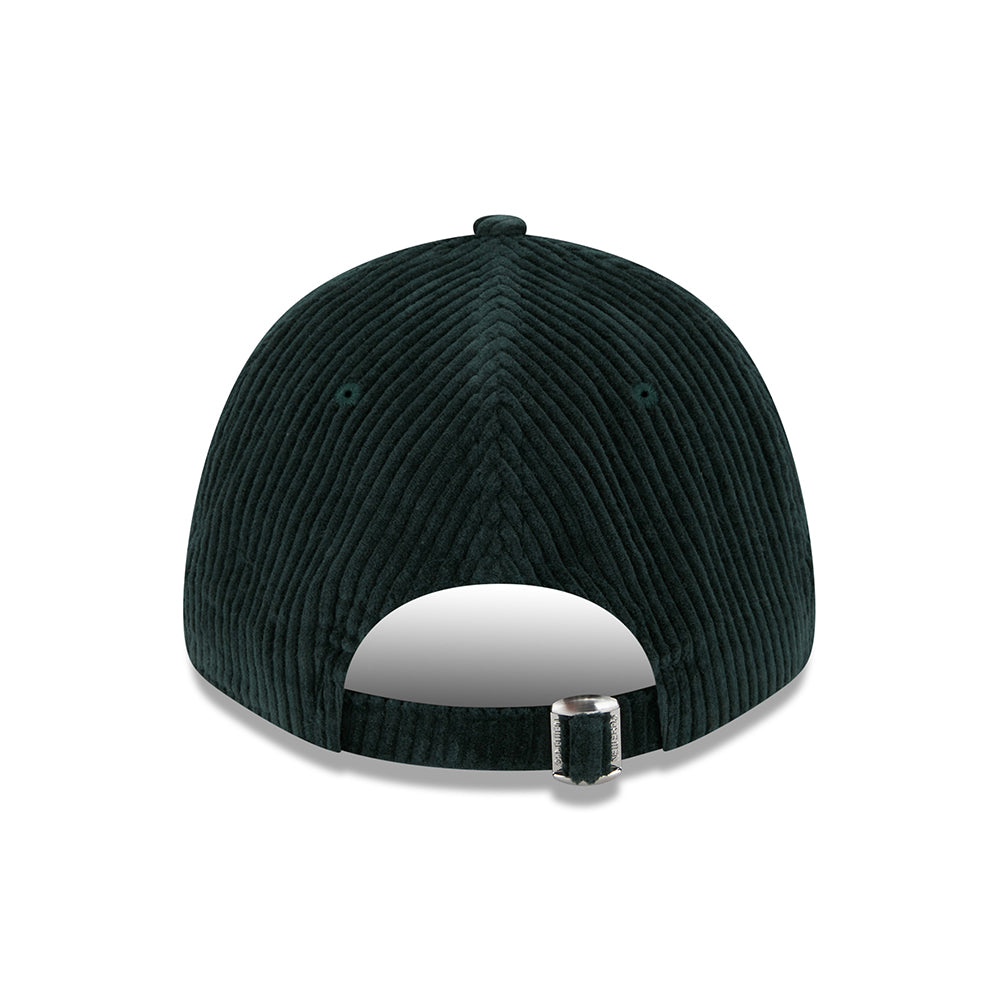 Gorra de béisbol 9FORTY MLB Wide Cord L.A. Dodgers de New Era - Verde Oscuro-Piedra